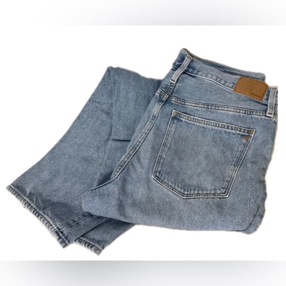 Madewell Jeans Baggy Straight Denim Blue Womens Size 31